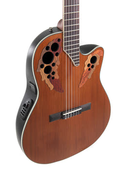 Ovation E-akustisk klassisk gitarr Celebrity MS Classic Nylon - Naturblank (CE44C-4A-G)