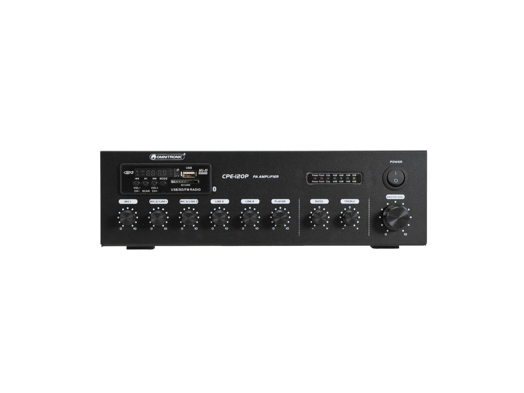 OMNITRONIC CPE-120P PA-mixningsförstärkare