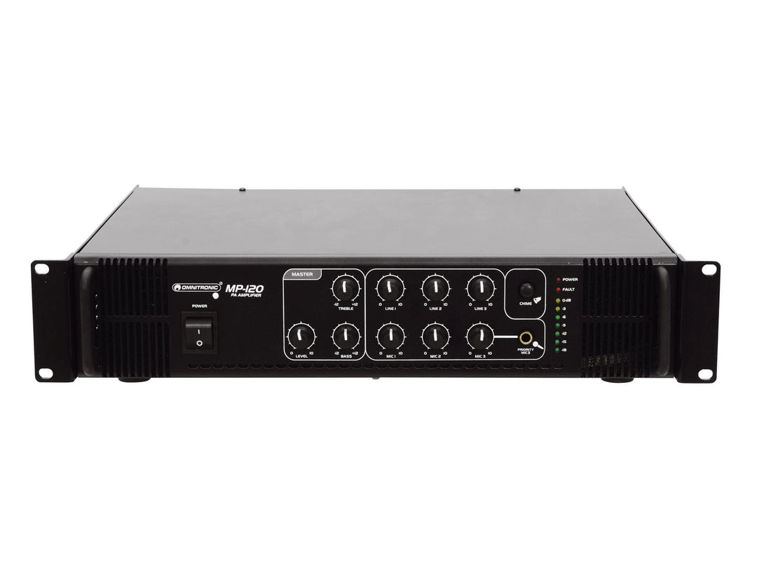 OMNITRONIC MP-120 PA-mixerförstärkare