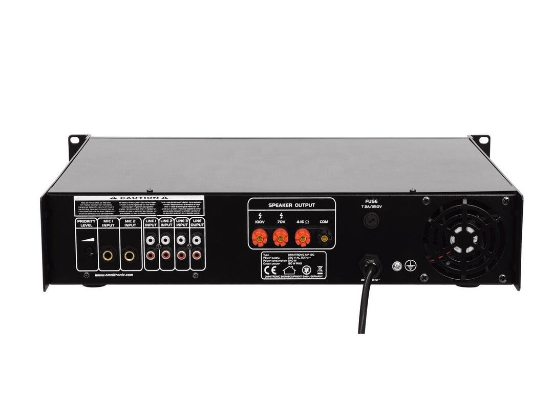 OMNITRONIC MP-120 PA-mixerförstärkare