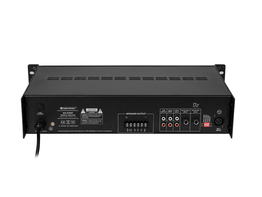 OMNITRONIC MA-240P PA-mixförstärkare