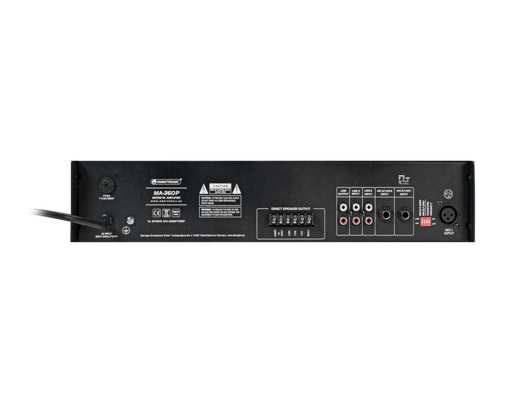 OMNITRONIC MA-360P PA Mixerförstärkare