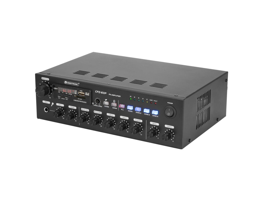 OMNITRONIC CPZ-60P PA-mixförstärkare