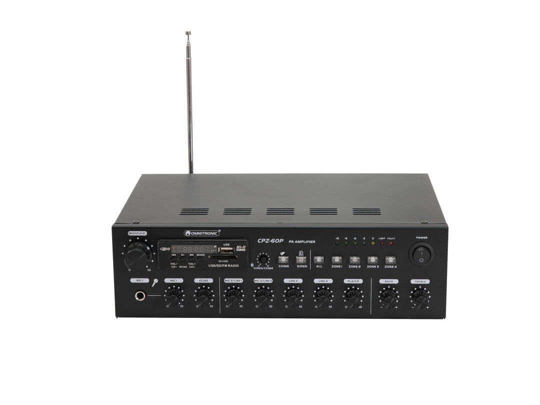 OMNITRONIC CPZ-60P PA-mixförstärkare