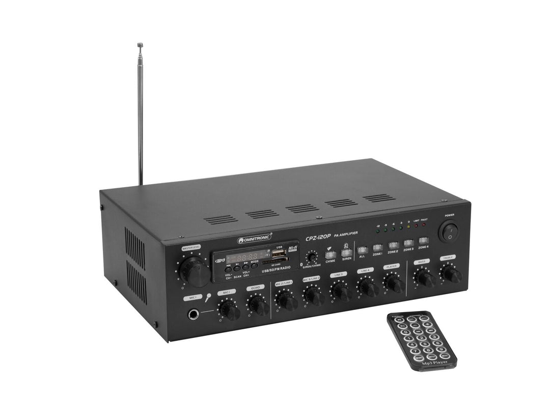 OMNITRONIC CPZ-120P PA-mixningsförstärkare