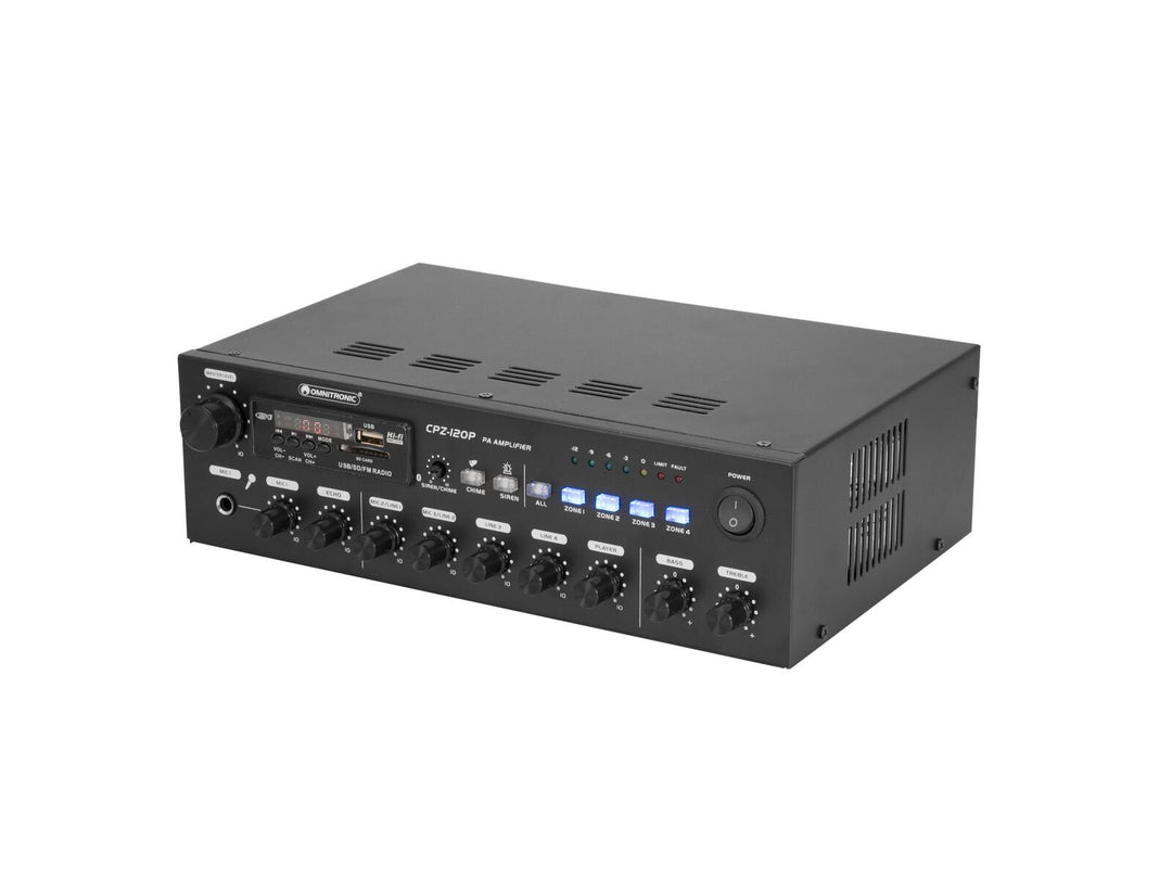 OMNITRONIC CPZ-120P PA-mixningsförstärkare
