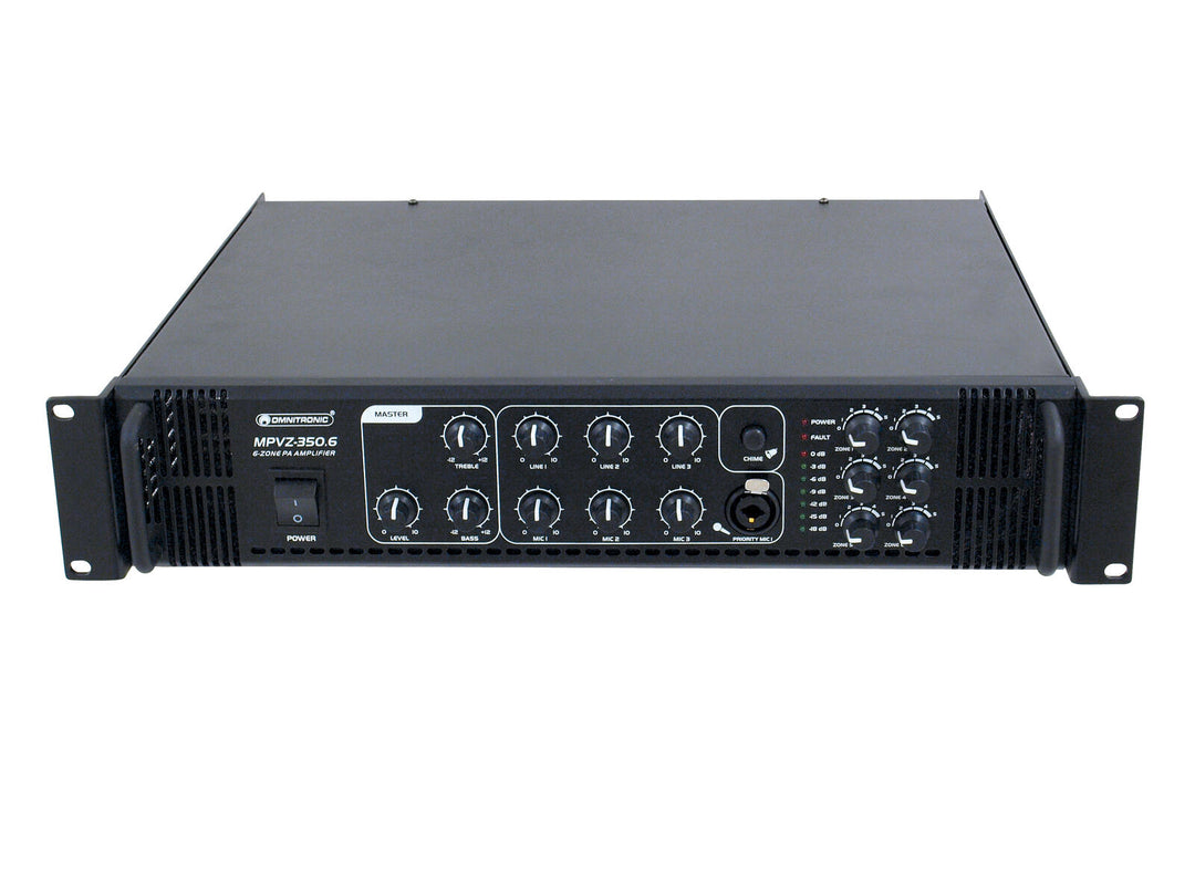 OMNITRONIC MPVZ-350.6 PA-mixningsförstärkare