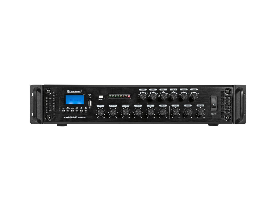 OMNITRONIC MAVZ-360.6P PA-mixerförstärkare