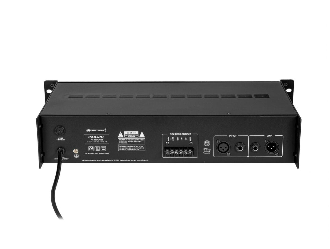 OMNITRONIC PAA-120 PA-förstärkare