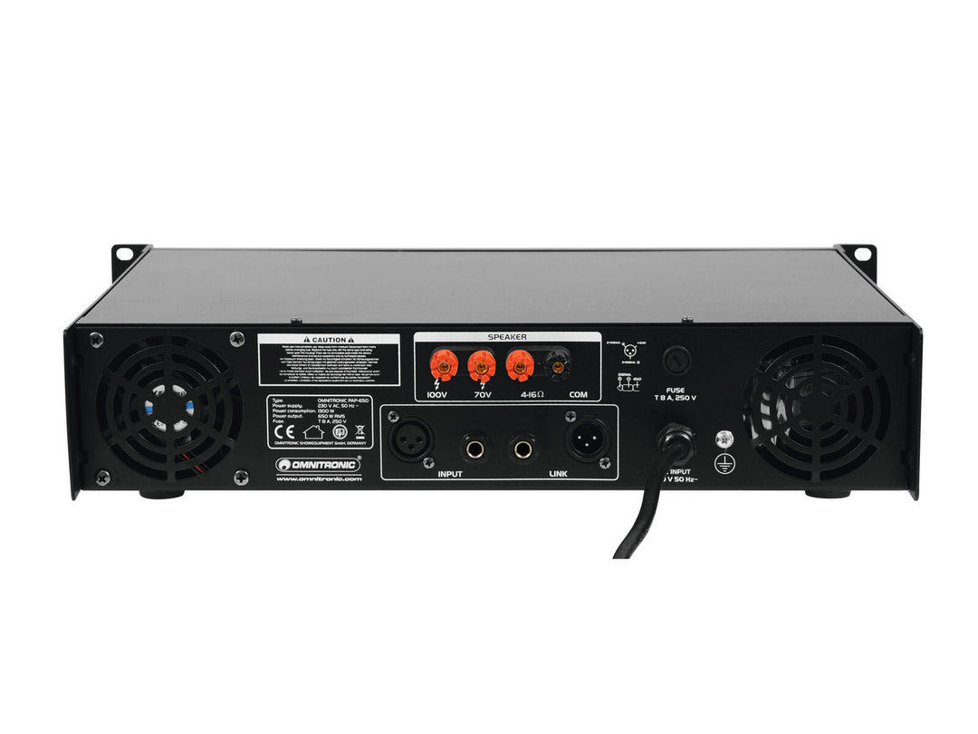 OMNITRONIC PAP-650 PA-förstärkare