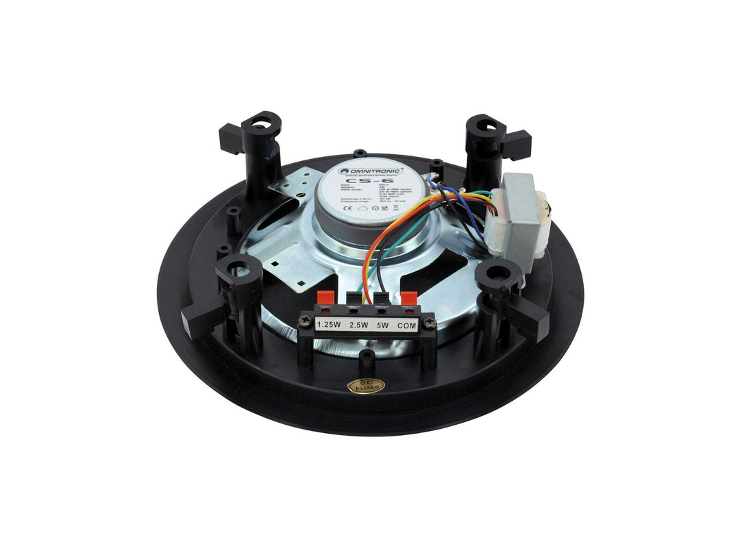 OMNITRONIC CS-6 takhögtalare svart