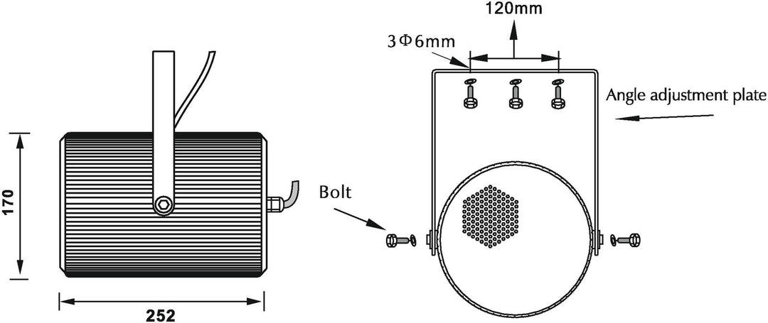 OMNITRONIC PS-20 Projektorhögtalare