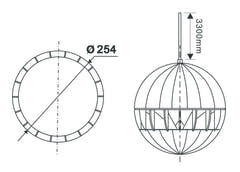 OMNITRONIC WP-1H takhögtalare