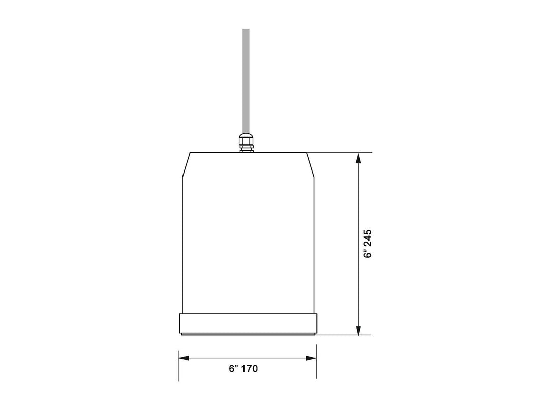 OMNITRONIC WP-15W Takhögtalare