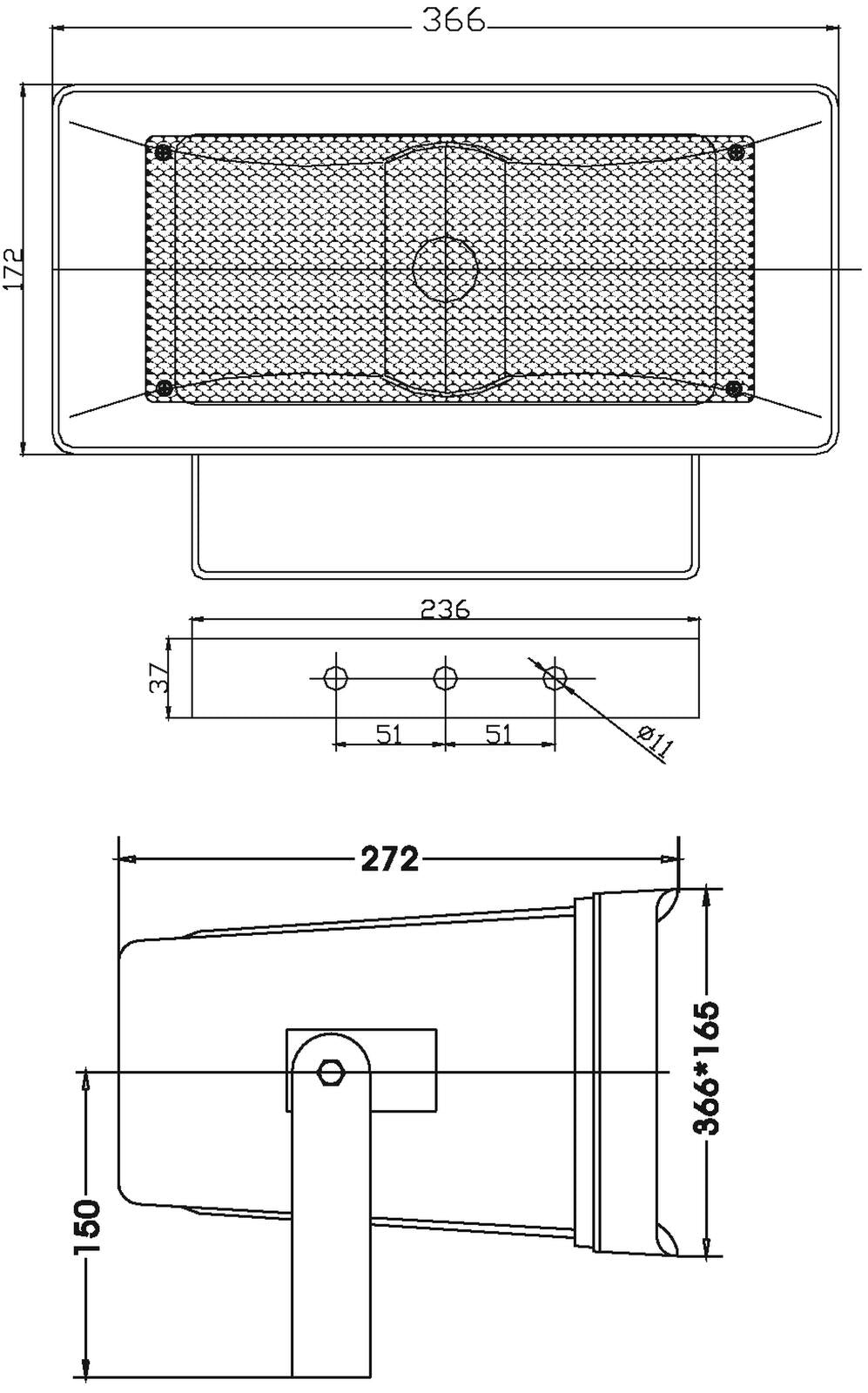 OMNITRONIC HS-50 PA-hornhögtalare