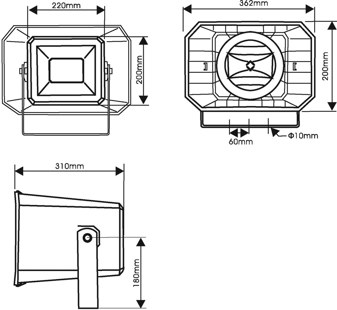 OMNITRONIC HS-60 PA-hornhögtalare