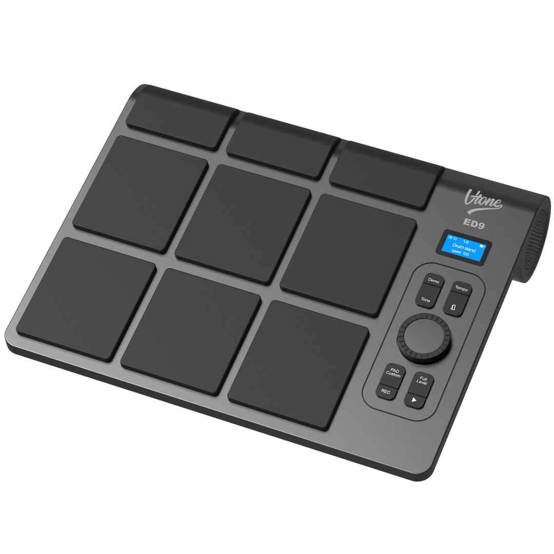 V-TONE ED9 batteridriven elektronisk trumma Pad