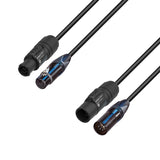 Adam Hall Cables 5 STAR H TCON 5D 0500 - hybridkabel | Ström och DMX | Neutrik® 5-polig XLR x TRUE1® | 5 m