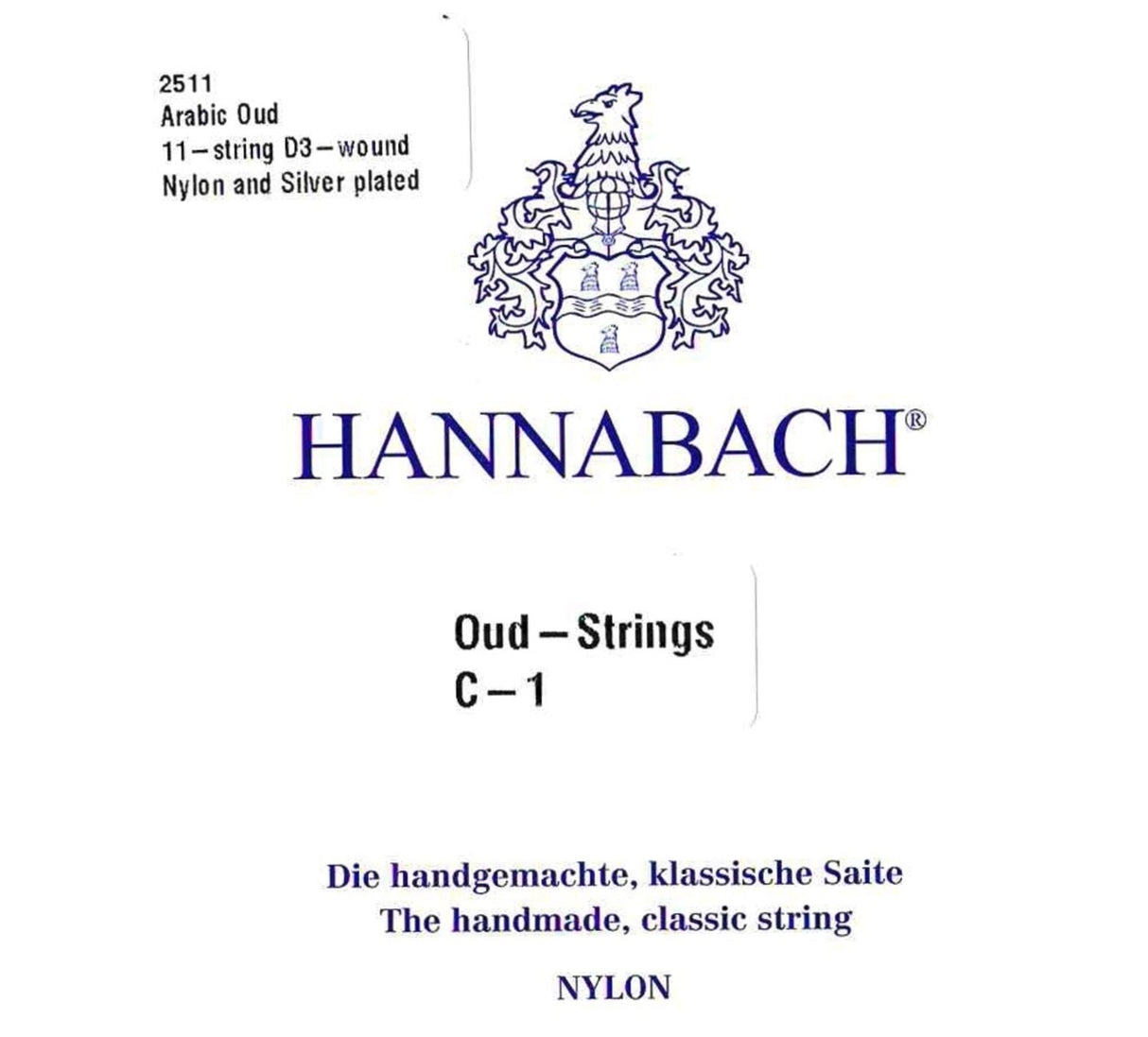 Hannabach oud-strängar arabisk Aoud nylon - 11-strängar (2511)