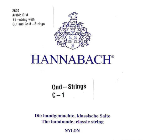 Hannabach oud-strängar AOUD tarmsträngar - Set 2500