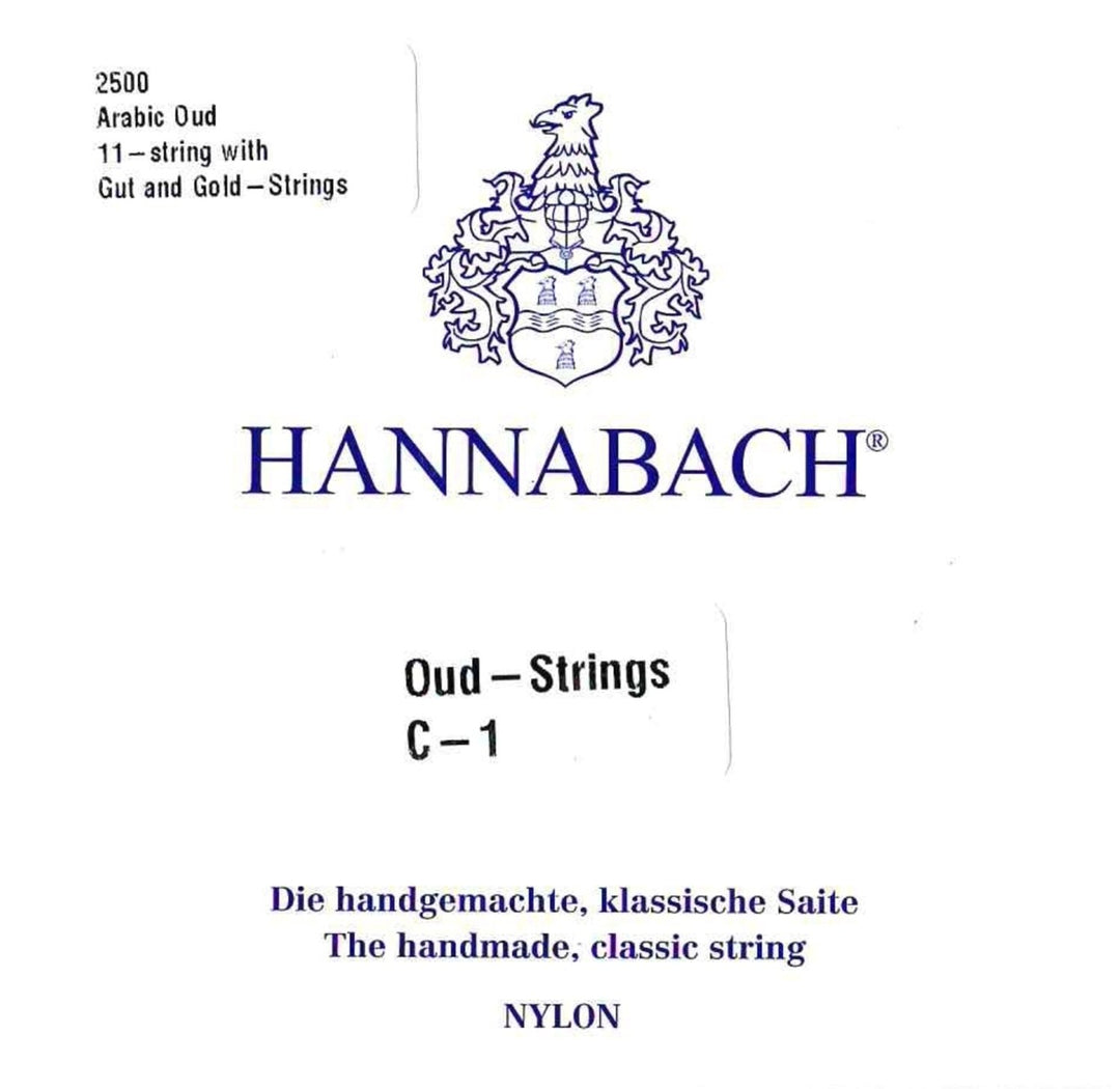 Hannabach oud-strängar AOUD tarmsträngar - Set 2500
