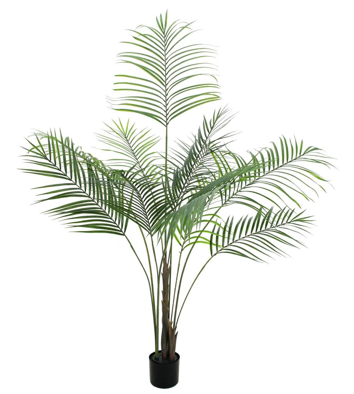 Konstgjord Arecapalm med stora blad (185cm)