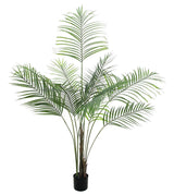 Konstgjord Arecapalm med stora blad (185cm)