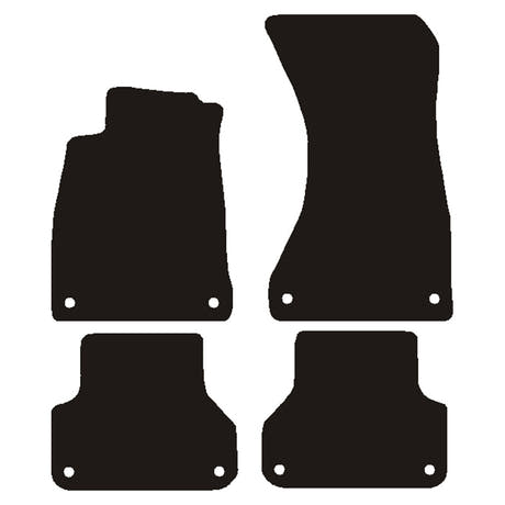 Mattor Audi A4 typ B9/8w 12/2016-