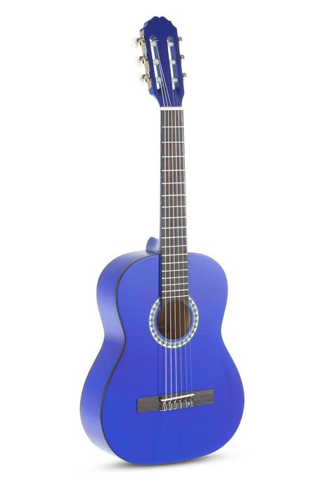 VGS Basic klassisk gitarr 1/2, transparent blå