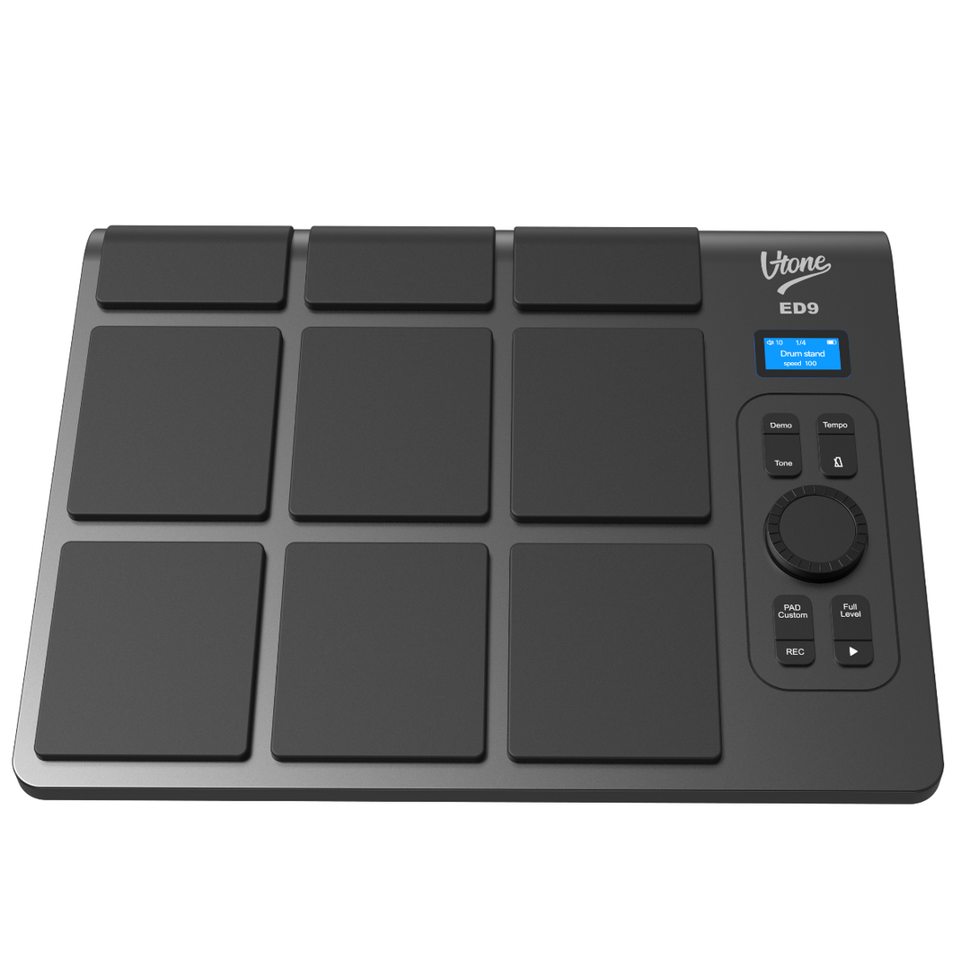 V-TONE ED9 batteridriven elektronisk trumma Pad