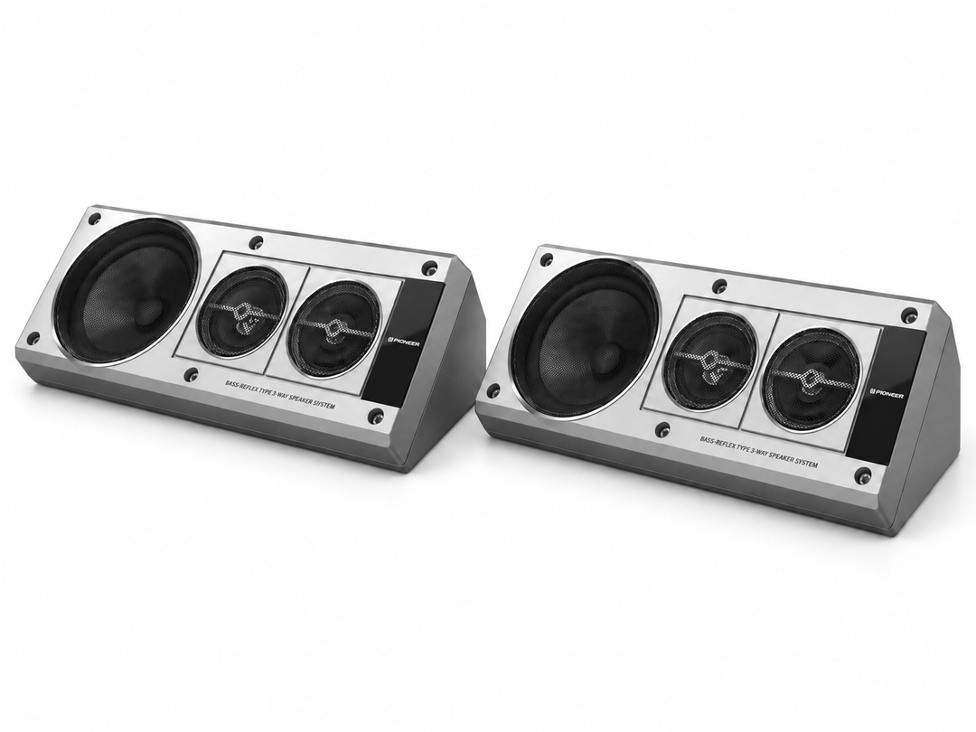 Pioneer TS-X40SXT Retro 3-vägs hatthyllehögtalare – 100W Max, 13 cm