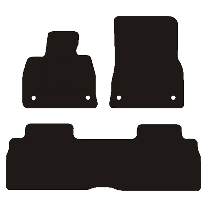Bilmattor BMW iX3 NA5 2026- Velour