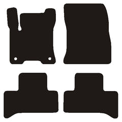 Bilmattor Mercedes EQA (H243) 2021- Velour