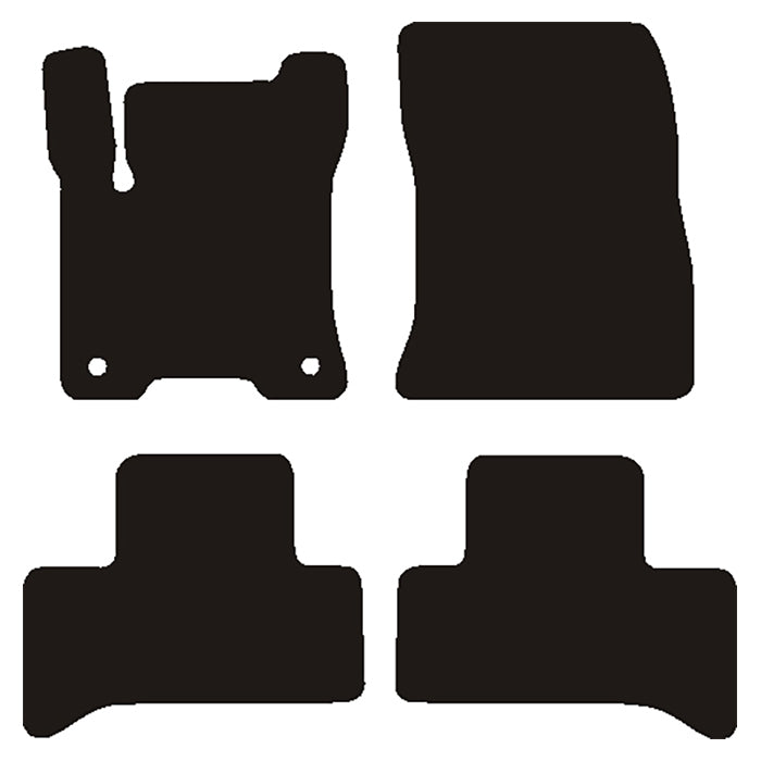Bilmattor Mercedes EQA (H243) 2021- Velour