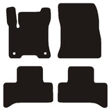 Bilmattor Mercedes EQA (H243) 2021- Velour