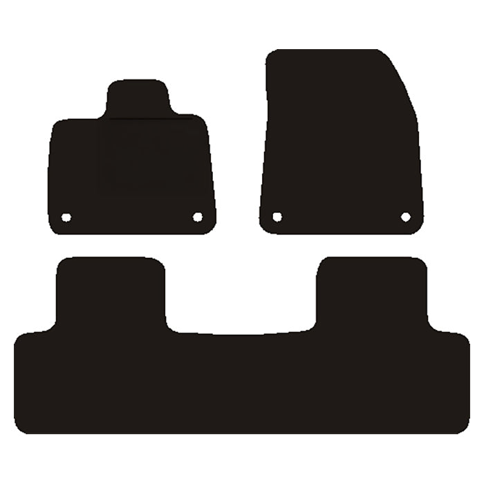 Bilmattor Polestar 3 (P519) 2024- Velour