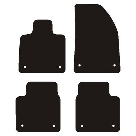 Bilmattor Polestar 4 (P417) 2024- Velour