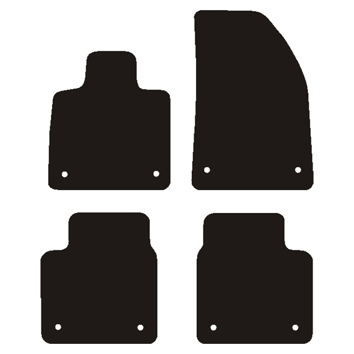 Bilmattor Polestar 4 (P417) 2024- Velour