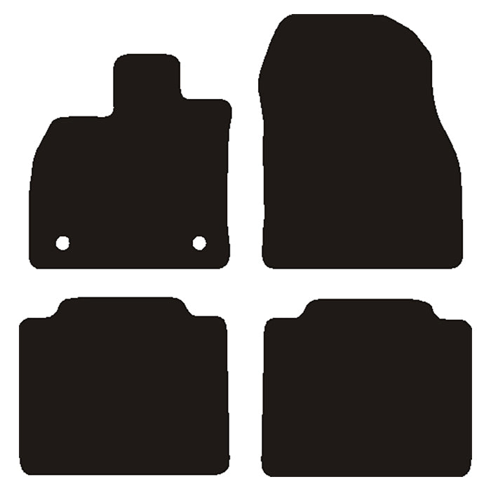 Bilmattor Toyota bZ4X (EA10) 2022- Velour