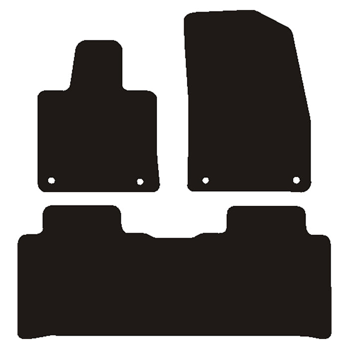 Bilmattor Xpeng G6 2023- Velour