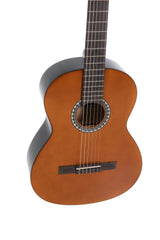 VGS Basic set: klassisk gitarr 4/4, valnötsfärgad, väska och stämapparat