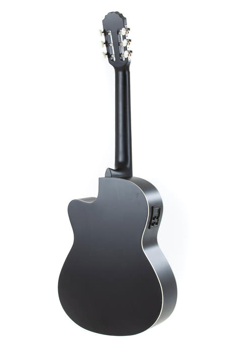 VGS Basic elakustisk klassisk gitarr, svart