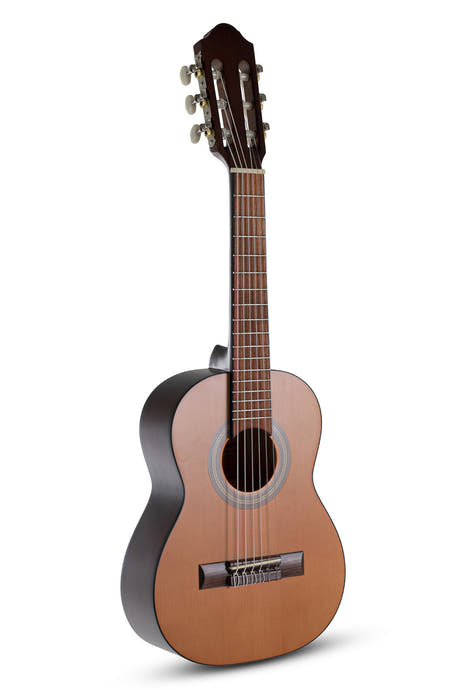 VGS Europe klassisk gitarr 1/4 med lock i massiv gran