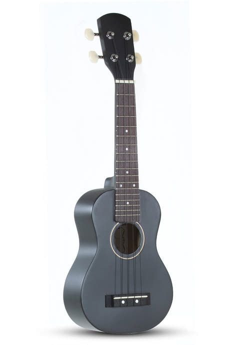 Miguel Almeria sopranukulele, matt svart