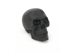 Kranie i plast, sort, 16 cm