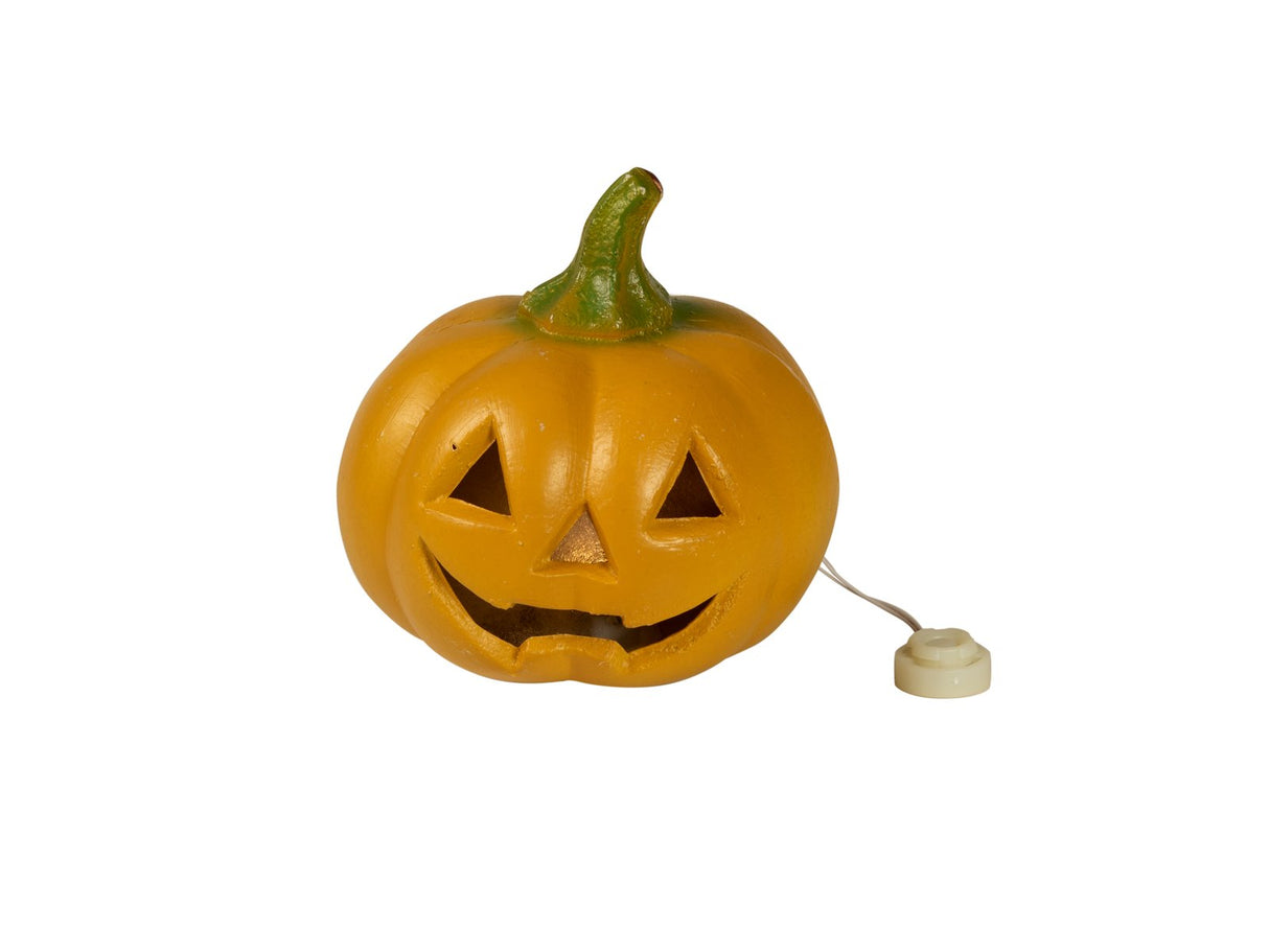 Halloween pumpa med LED 12cm 