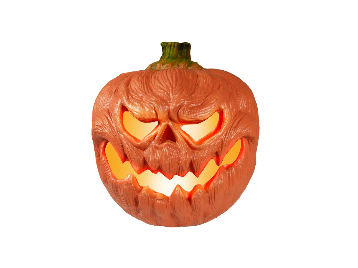 Halloween pumpa med LED (18cm)