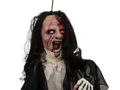 Halloween-figur spøgelse, animeret, 95 cm