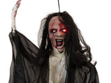 Halloween-figur spøgelse, animeret, 95 cm
