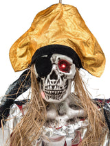 Halloween skelett pirat, 170 cm